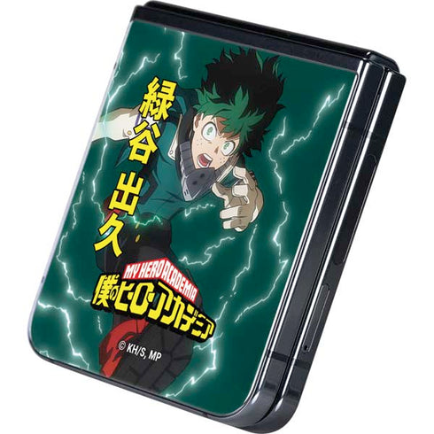 My Hero Academia Deku Season 4 Galaxy Z Flip5 5G Skin